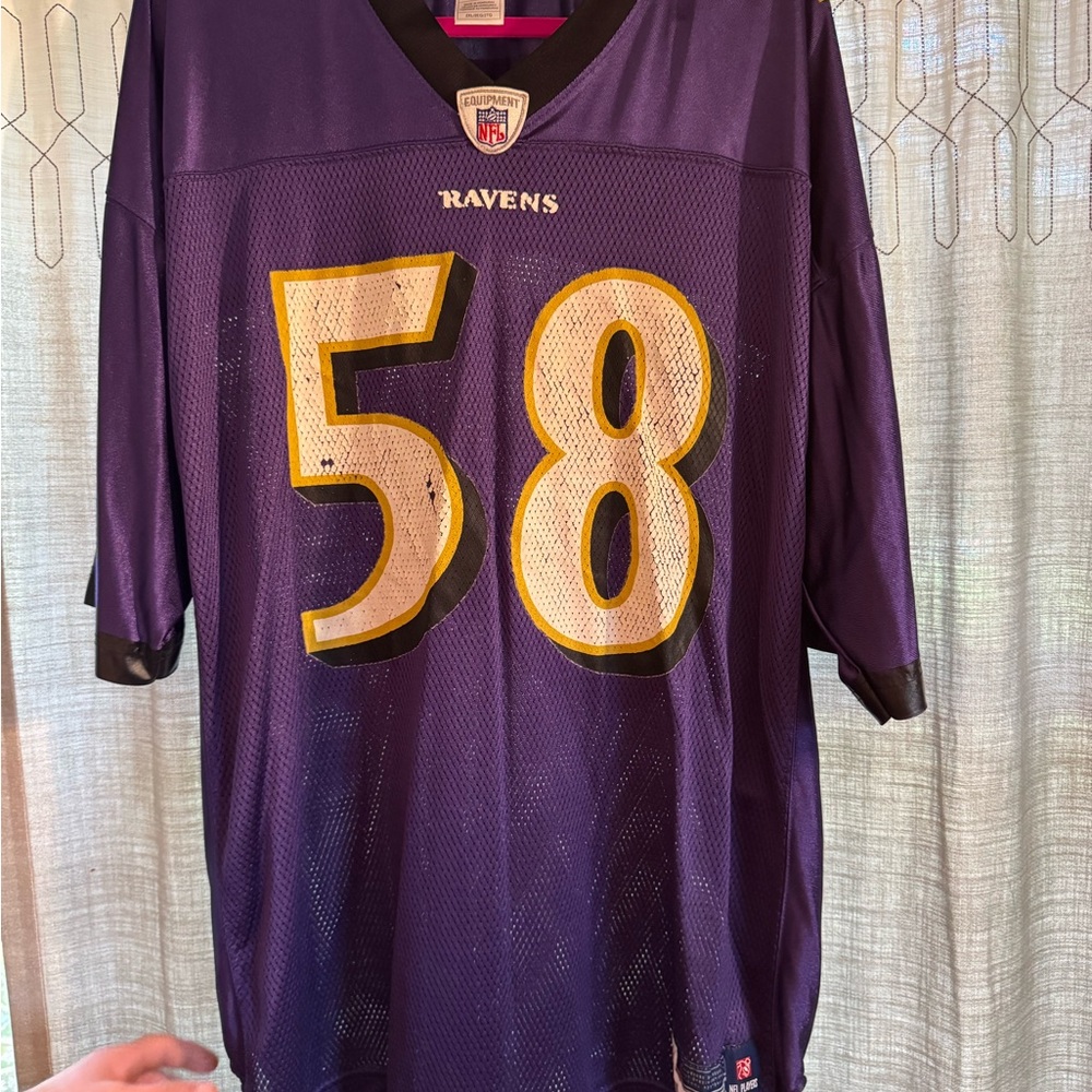 Reebok NFL Authentic Baltimore #58 RAVENS ROOST Jersey